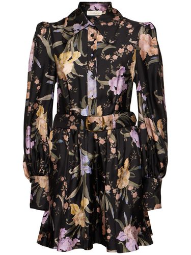 Eden Belted Flip Silk Mini Dress - ZIMMERMANN - Modalova