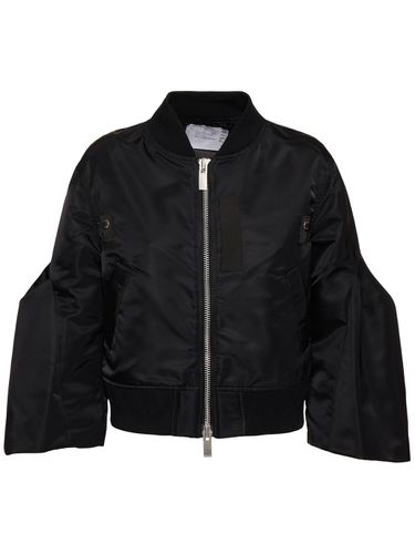 Nylon Twill Bomber Jacket - SACAI - Modalova