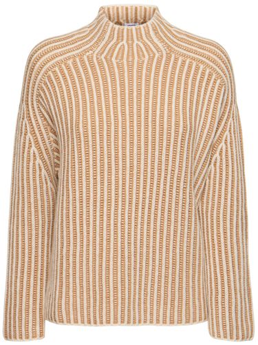 Mock Neck Wool Blend Knit Sweater - ASPESI - Modalova