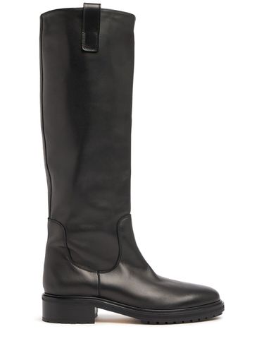 Mm Henry Leather Tall Boots - AEYDE - Modalova