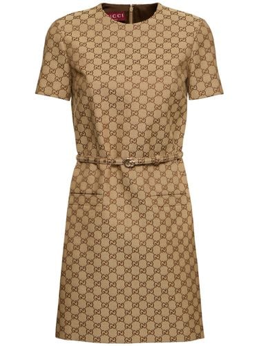 Gg Canvas Dress - GUCCI - Modalova