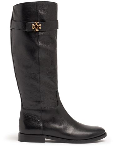 Mm T Lock Leather Riding Boots - TORY BURCH - Modalova