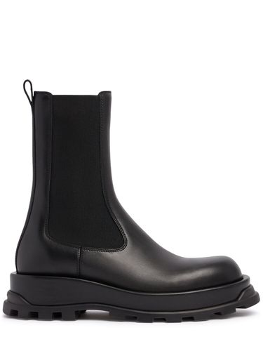 Mm Leather Ankle Boots - JIL SANDER - Modalova