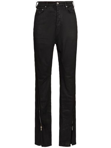 Bolan Banana Waxed Denim Jeans - RICK OWENS DRKSHDW - Modalova