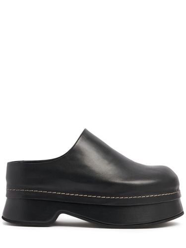 Mm Leather Platform Mules - ALEXANDER MCQUEEN - Modalova