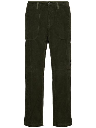 Cotton Regular Pants - STONE ISLAND - Modalova