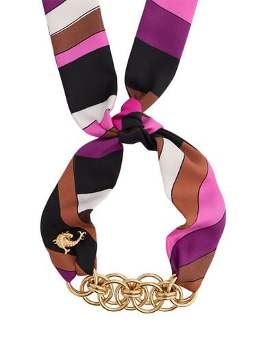 Silk Twill Bandeau & Chain Bracelet - PUCCI - Modalova