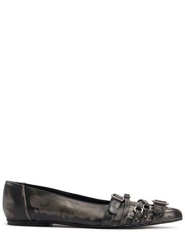 Mm Branda Leather Ballerina Flats - ACNE STUDIOS - Modalova