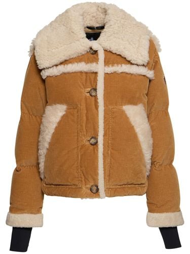 Caleu Corduroy Tech Down Jacket - MONCLER GRENOBLE - Modalova