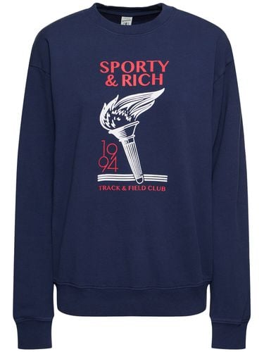 Felpa Girocollo Torch - SPORTY & RICH - Modalova