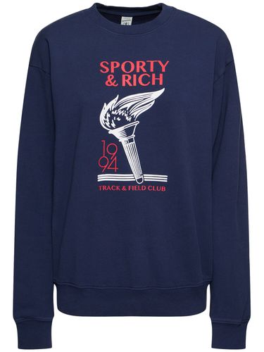 Sudadera De Algodón - SPORTY & RICH - Modalova