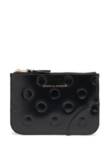 Dot Embossed Leather Wallet - COMME DES GARÇONS WALLET - Modalova