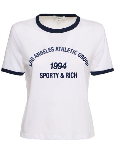 Camiseta La Athletic Group Ringer - SPORTY & RICH - Modalova