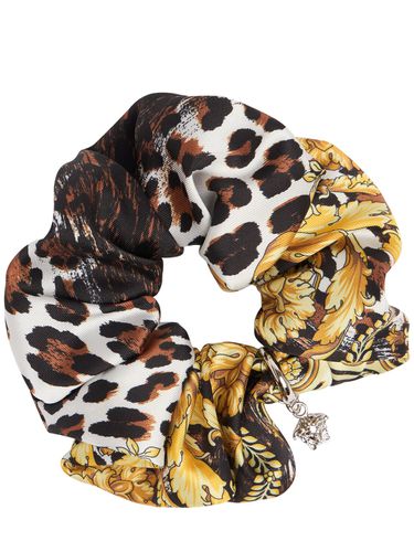 Medusa Baroque Twill Scrunchie - VERSACE - Modalova