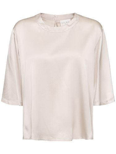 T-shirt In Raso Di Seta Stretch - FORTE_FORTE - Modalova