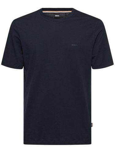 Thompson Logo Cotton Jersey T-shirt - BOSS - Modalova