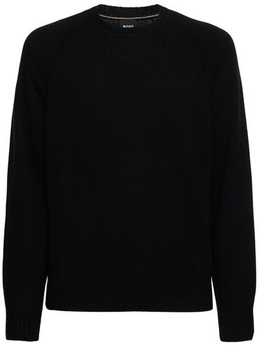 Emalvo Cashmere Crewneck Sweater - BOSS - Modalova