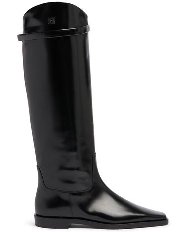 Mm The Riding Leather Tall Boots - TOTEME - Modalova