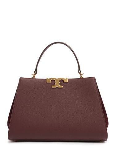 Eleanor Pebbled Satchel Leather Bag - TORY BURCH - Modalova