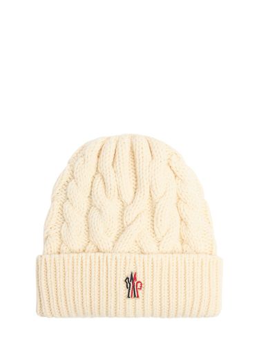 Virgin Wool Beanie - MONCLER GRENOBLE - Modalova