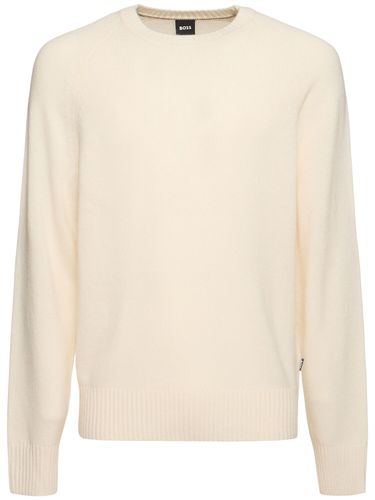 Emalvo Cashmere Crewneck Sweater - BOSS - Modalova