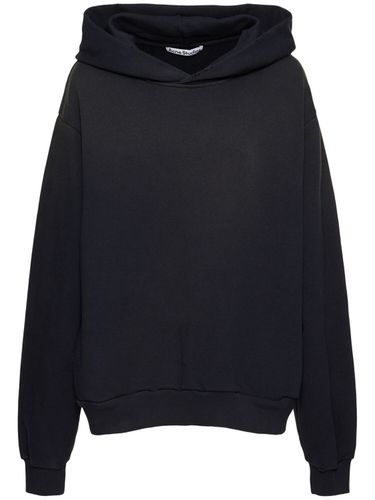 Hoodie Aus Baumwolle Mit Logodruck „franziska“ - ACNE STUDIOS - Modalova