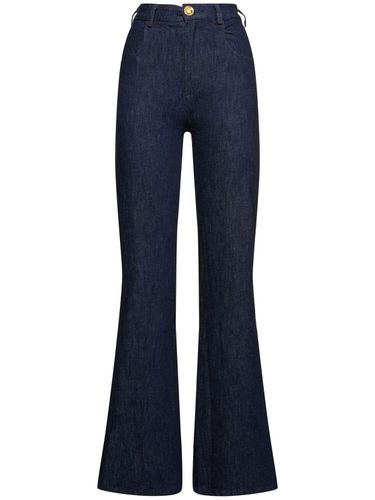 High Waist Denim Flared Jeans - GIAMBATTISTA VALLI - Modalova