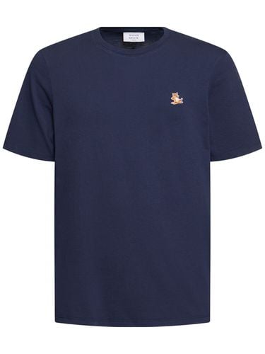 Chillax Fox Patch Regular T-shirt - MAISON KITSUNÉ - Modalova