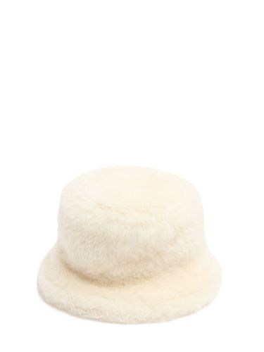 Cappello Bucket Reversibile In Shearling - MONCLER GRENOBLE - Modalova