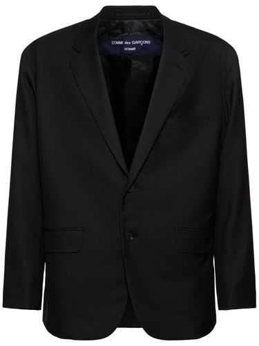 Einreihiger Blazer Aus Wolle - COMME DES GARÇONS HOMME - Modalova