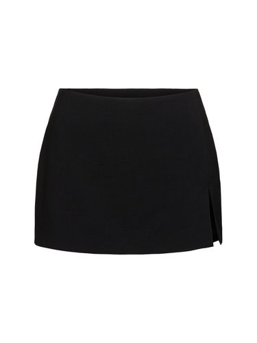 Wool Blend Mini Skirt - ACNE STUDIOS - Modalova