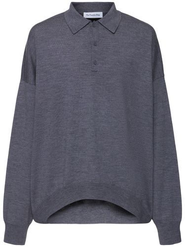 Meriel Wool Polo Sweater - THE FRANKIE SHOP - Modalova