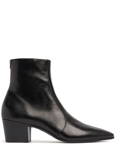 Vassili 60 Leather Boots - SAINT LAURENT - Modalova