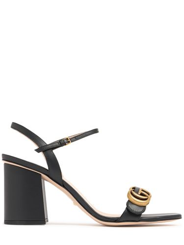 Mm Marmont Leather Sandals - GUCCI - Modalova