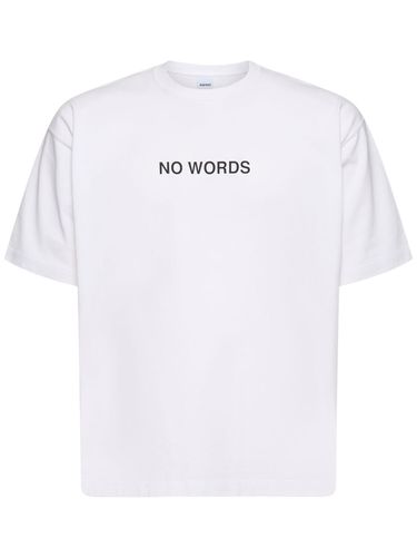 No Words Heavy Jersey T-shirt - ASPESI - Modalova