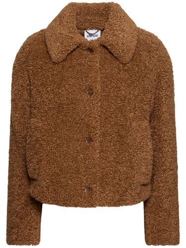 Zowi Buttoned Teddy Short Coat - ASPESI - Modalova