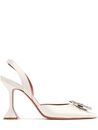 Mm Begum Silk Satin Slingback Pumps - AMINA MUADDI - Modalova