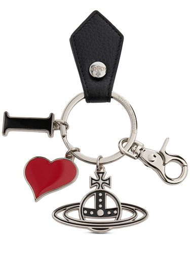 I Love Orb Leather Key Holder - VIVIENNE WESTWOOD - Modalova