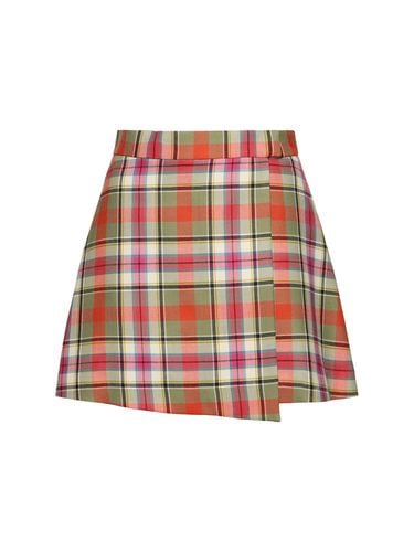 Wool Tartan Mini Skirt - VIVIENNE WESTWOOD - Modalova