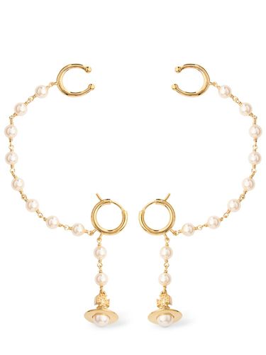 Samara Faux Pearl Ear Cuff Earrings - VIVIENNE WESTWOOD - Modalova