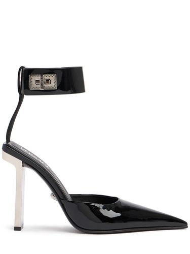 Mm Patent Leather Pumps - VERSACE - Modalova