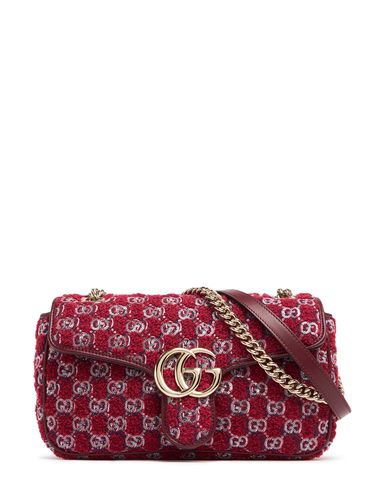 Small Gg Marmont Virgin Wool Blend Bag - GUCCI - Modalova