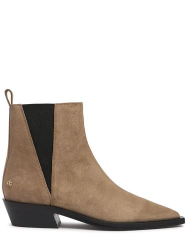 Mm Bekah Suede Flat Boots - ANINE BING - Modalova