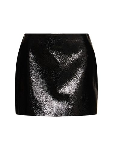 Mary Crackled Faux Leather Mini Skirt - THE FRANKIE SHOP - Modalova