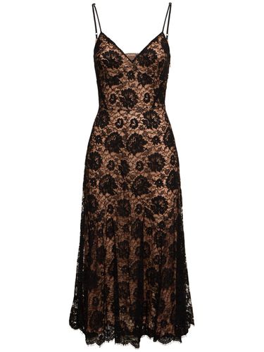 Crushed Dance Floral Lace Slip Dress - MICHAEL KORS COLLECTION - Modalova