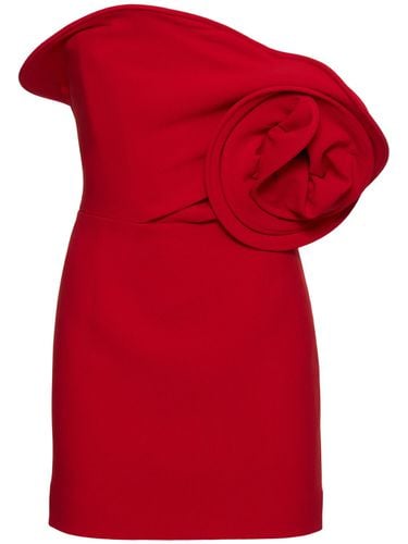 Strapless Wool Blend Mini Dress - MAGDA BUTRYM - Modalova