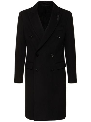 Double Breasted Wool Coat - LARDINI - Modalova