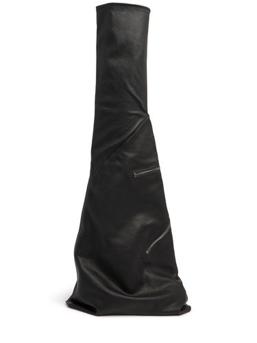 Mm Cargoflares Leather High Boots - RICK OWENS - Modalova