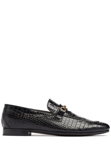 Croc Embossed Formal Loafers - TOM FORD - Modalova