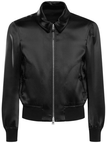 Chaqueta Reversible De Satén Seda - TOM FORD - Modalova